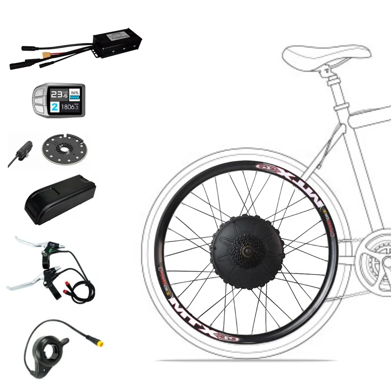 Hot Sales Electric Bike Mtx 39 Rim Hub Motor Conversion Kit With ...