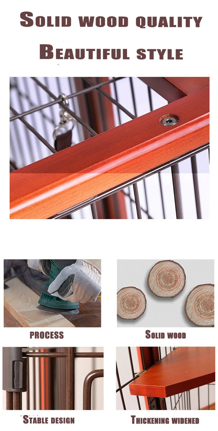 Luxury Indoor Wooden Big Breeding Diy Cat Cage Cat Show Condo 3 Layer