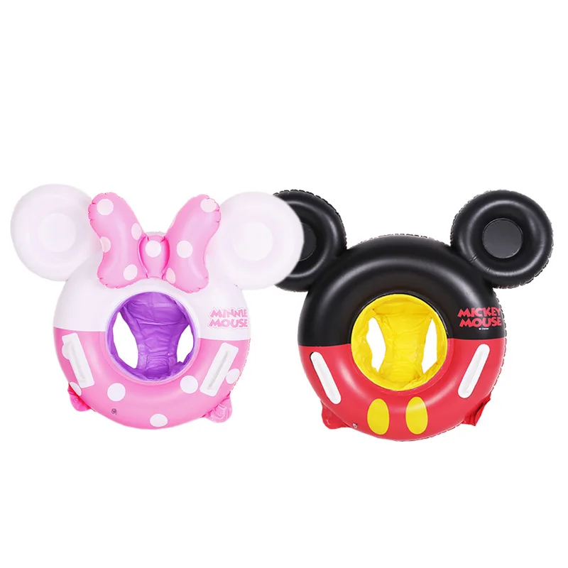 

Inflatable Disney Mickey Minnie Mickey Mouse Swimming Ring, Customized color