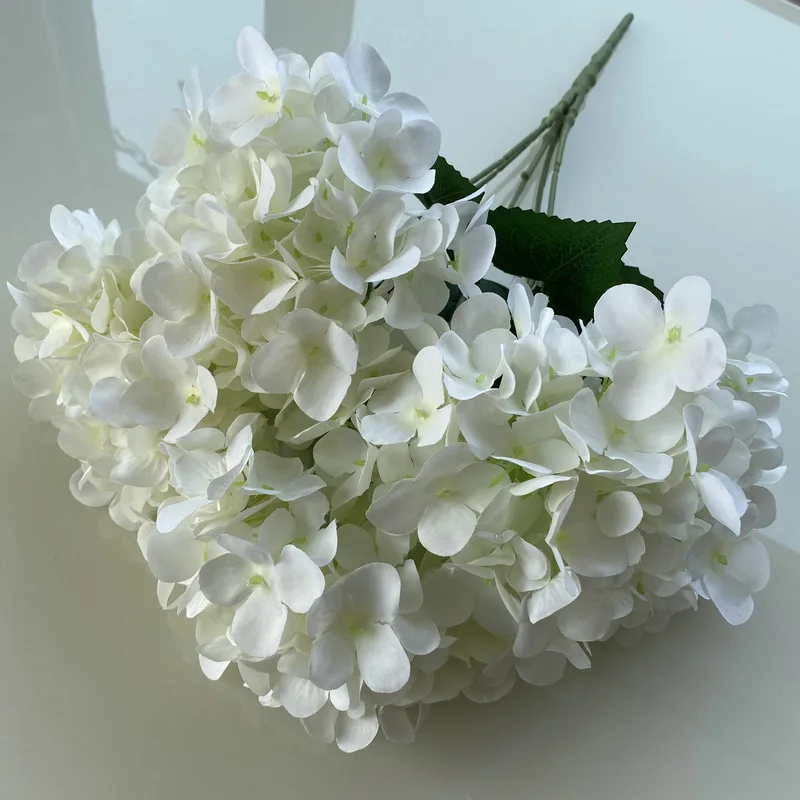 

artificial White Hydrangea Flower Silk Hydrangea wedding bouquets