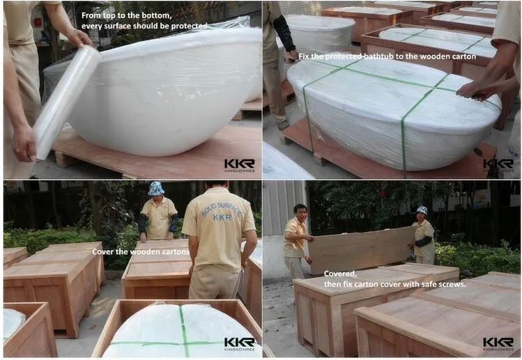 Economic Bathtubs/solid Surface Resin Stone Bath Tub - Buy Economic