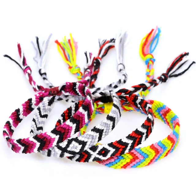 

2020 New Ethic Handmade Call Me By Your Name Bracelet Female Brazilian String Cord Woven Braided Friendship Bracelets for Women, As photo