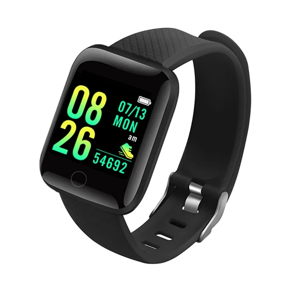 

116 Plus Smart Watch Wristband Sports Fitness Blood Pressure Heart Rate Call Message Reminder Android Pedometer D13 Smart Watch