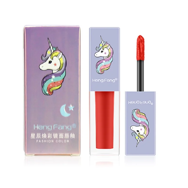 

Hot Custom Matte Waterproof Cosmetics Lipgloss Everlasting Lip Tint Private Label
