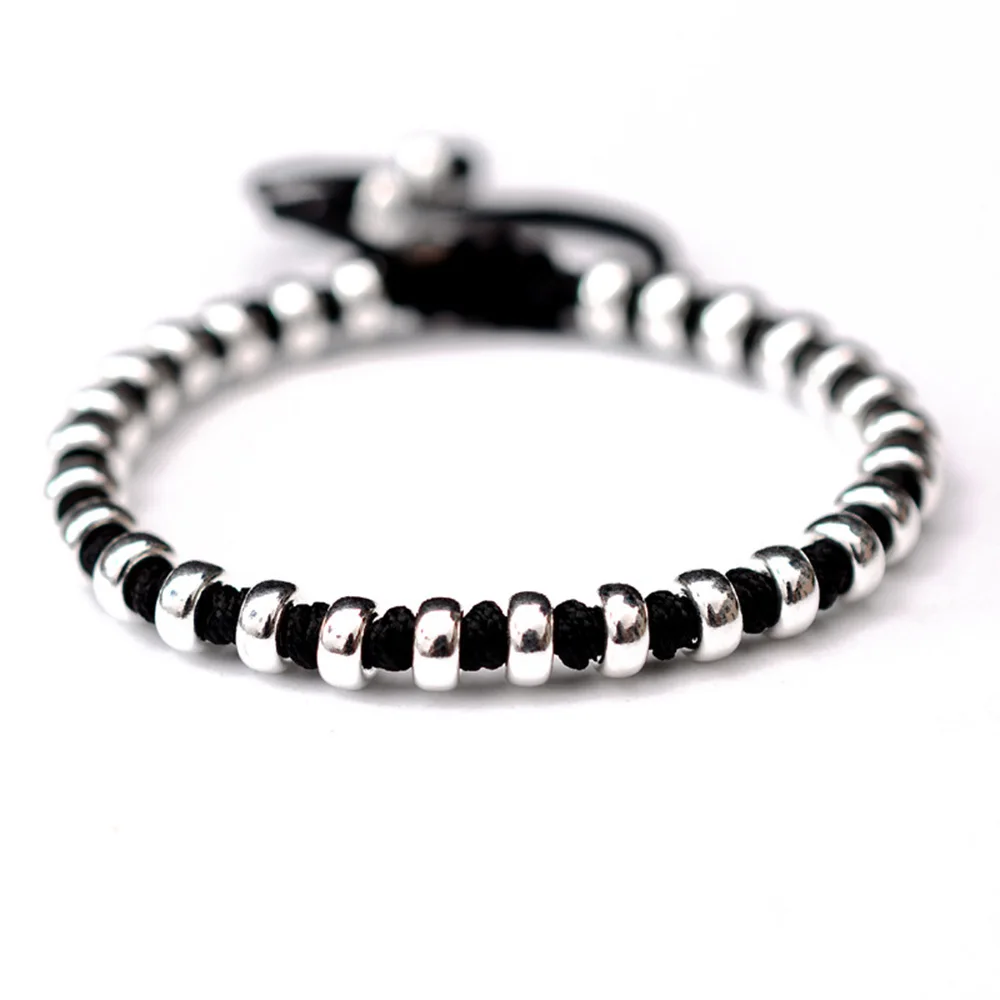 Ensemble de bracelets en argent sterling faits main : bijoux simples pour femmes - France