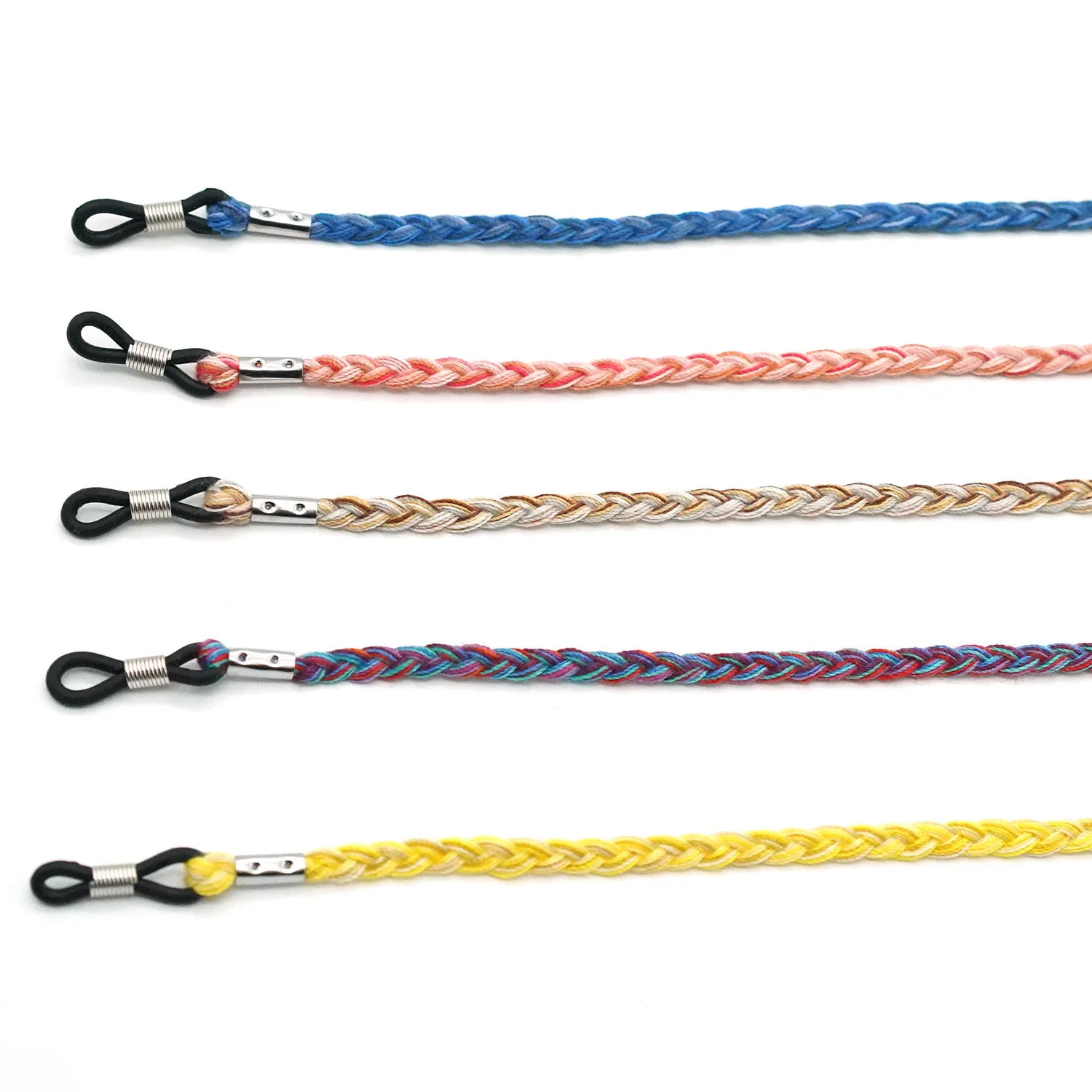

Wholesale Bohemia Boho Polyester Handmade Twisted Braided Fashion Eye Glasses Cord Eyewear String Rope For Eyeglasses