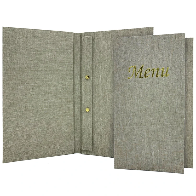 High End Food Display Book Restaurant Table Menu Covers Buy Table