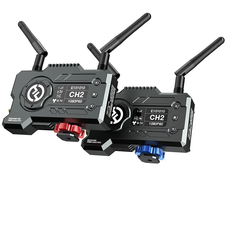 

Hollyland Mars 400S PRO Wireless SDI/HDM Video Transmitter and Receiver 4 APP Monitoring 3 Scene Modes 400ft for Live Stream