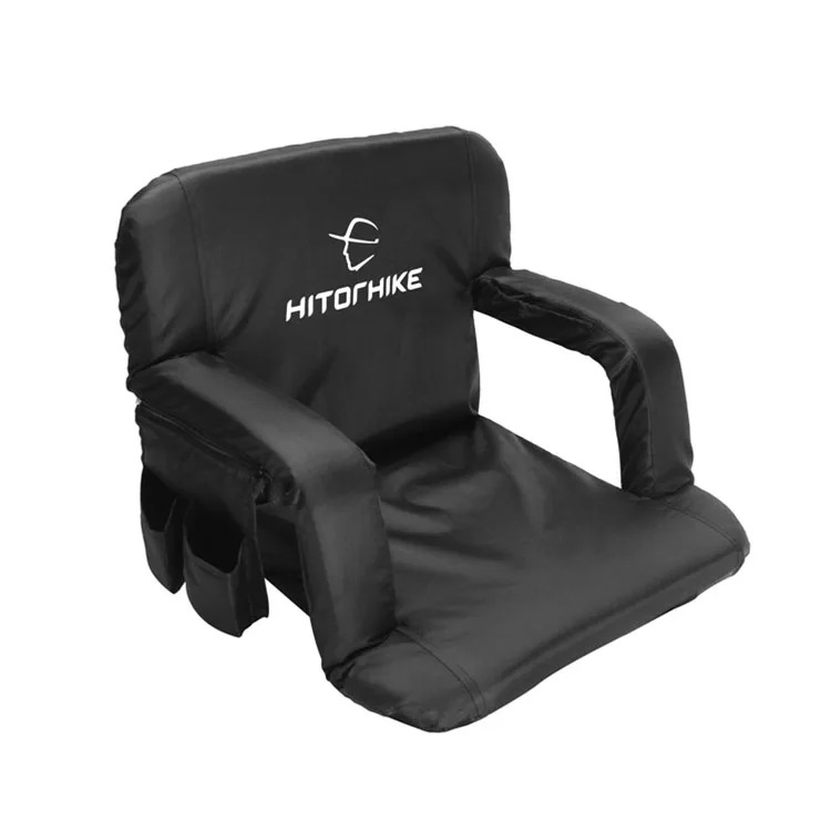 Hitorhike 2020 New Arrivals Foldable Stadium Chair Football Stadium Chair seat with armrest for soccer game or blencher