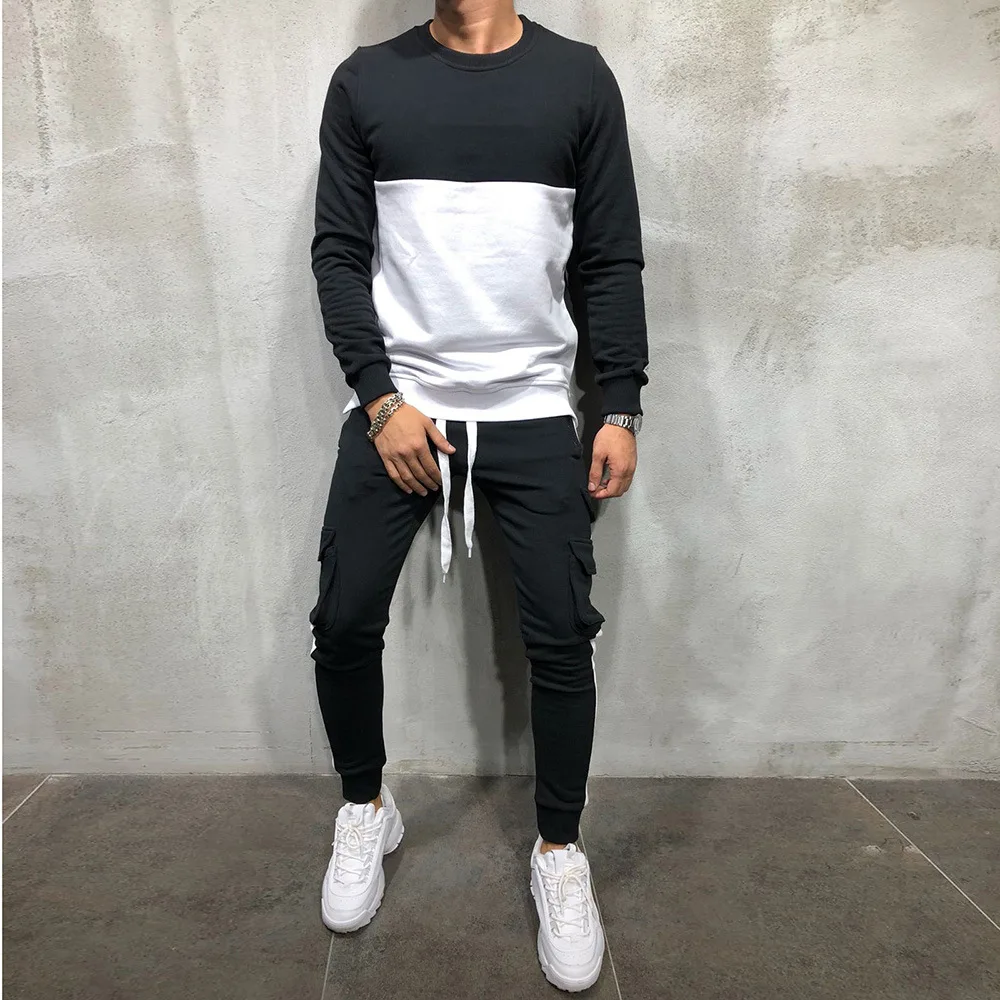 

Hot-selling Autumn fitness jogging designer tracksuits casual running GYM fitness sports track suit for men