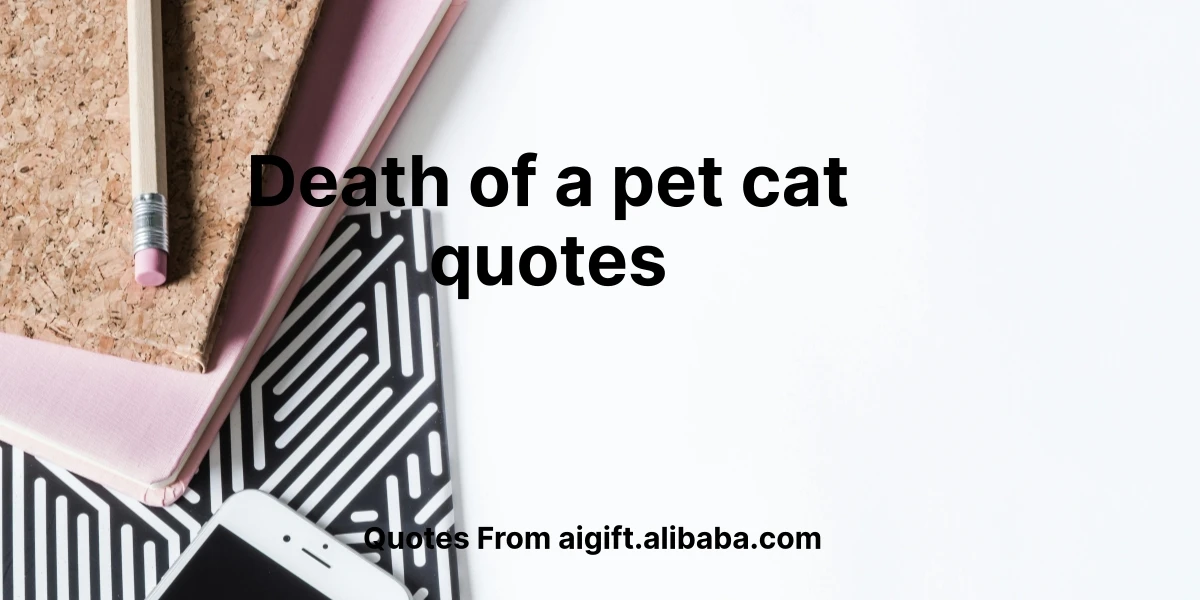 death of a pet cat quotes