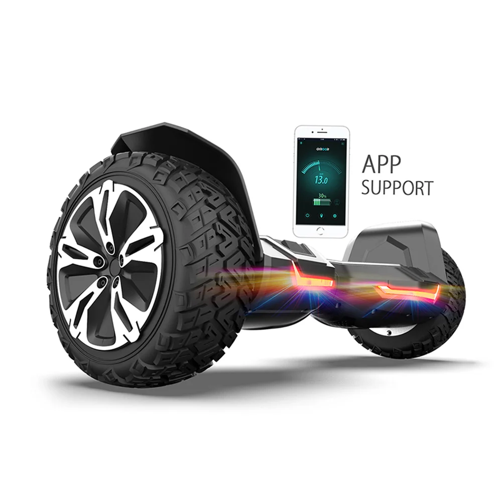 

Gyroor new style G2 Off-road hover board With smart app blue tooth stereo and LED music light hoverboard scooter