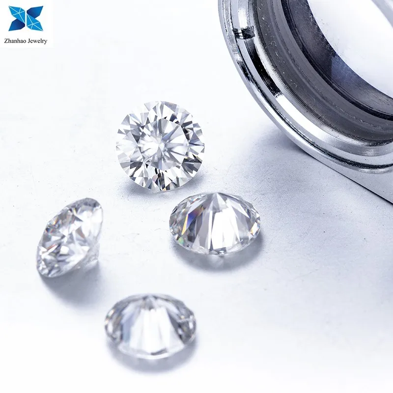 

Wholesale price 100% pass diamond tester moissanite 3.5mm cheap diamond moissanite
