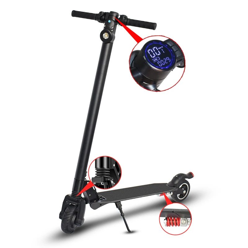 

Mobility Scooter 2 Wheel Generation Foldable Motorcycle Adult Electric Scooters, Black white pink blue