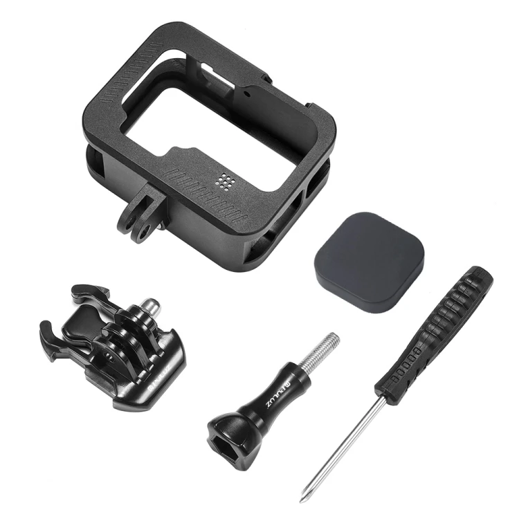 

STOCK PULUZ Metal Border Frame Protective Case with Basic Mount & Screw for Go Pro HERO9 Black