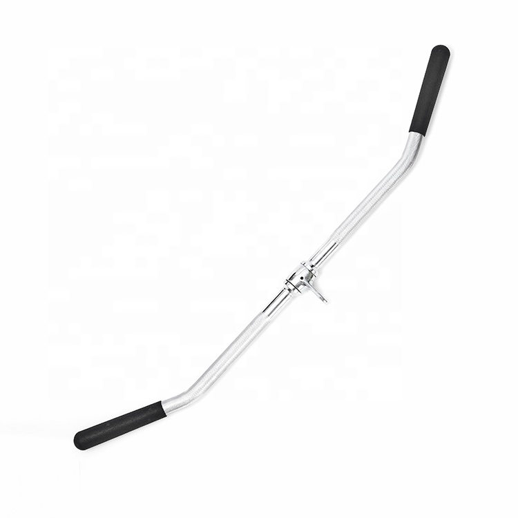 

Equipment Fitness Accessories 48 Inch Chromed Solid Gym Revolving Lat Bar