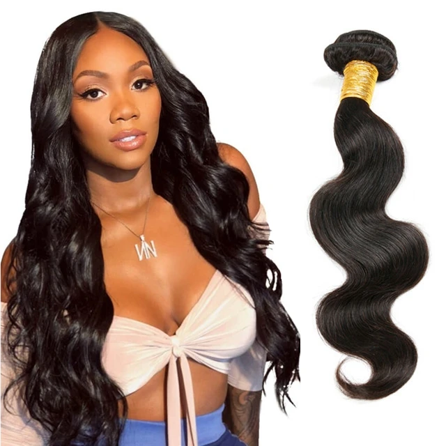 

100% Real Human Hair Virgin Brazilian Hair Extension Mink Brazilian Cuticle Aligned Hair Weave Bundles No Chemical No Tangle