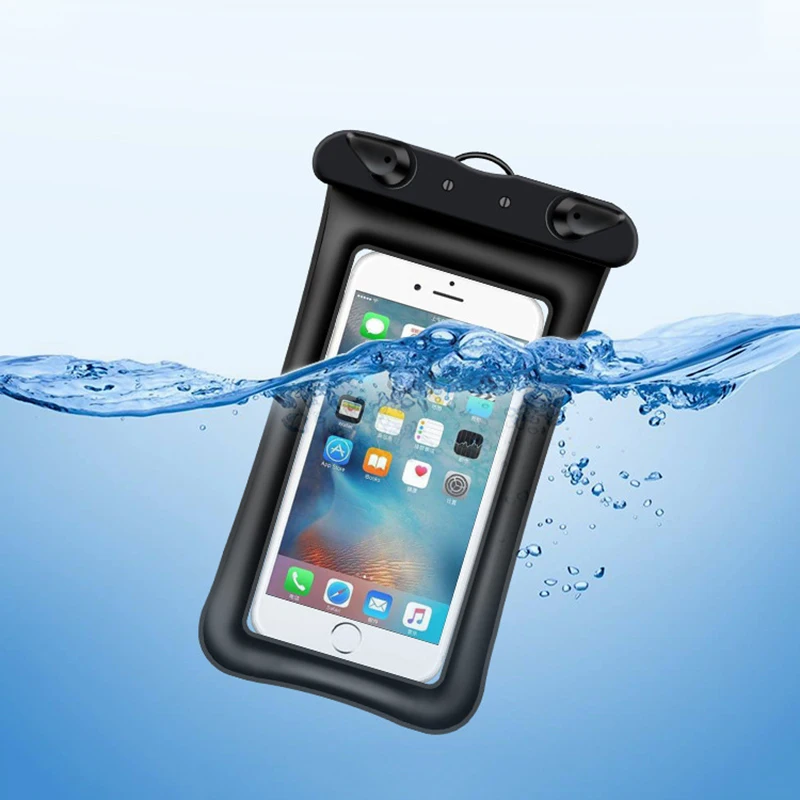 

Universal waterproof pouch bag for iphone SE 2020 PVC Floating air Bag For iphone 12 waterproof air bag, 9 colors