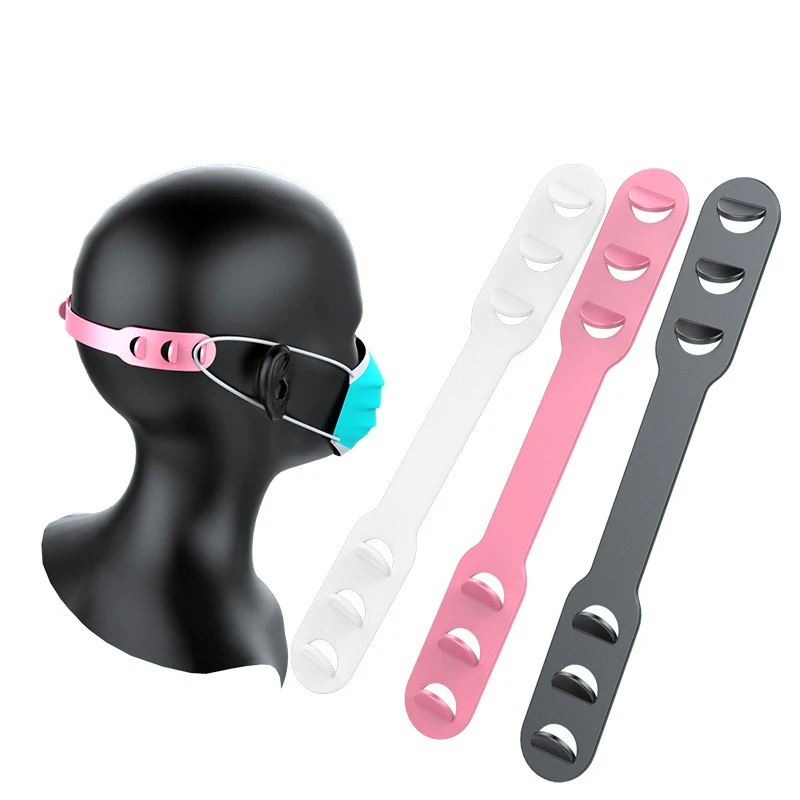 

Third Gear Adjustable Anti-slip Mouth-muffle Accessories Ear Grips Extension Hook Facemask Buckle Holder, As picture