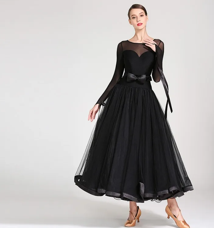New Coming Elegent Long Evening Dresses High Quality Ballroom Dance Wear