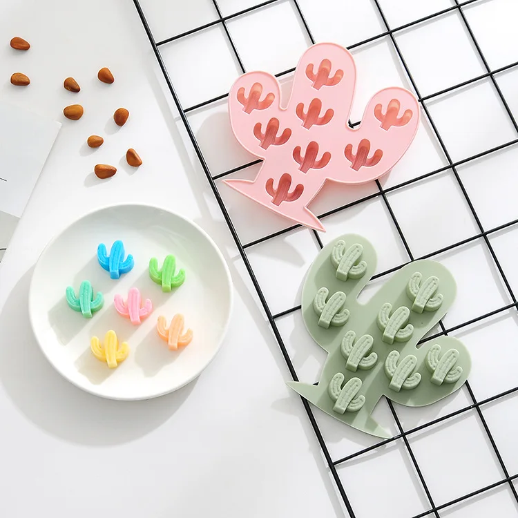 

Cactus Silicone Cake Mold Handmade DIY Chocolate Mold Baking Ice Tray Mold Making Ice Tray