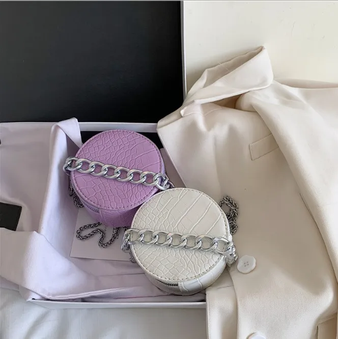 

2020 popular new fashion purse tide crossbody bag small round shoulder bag, Colors