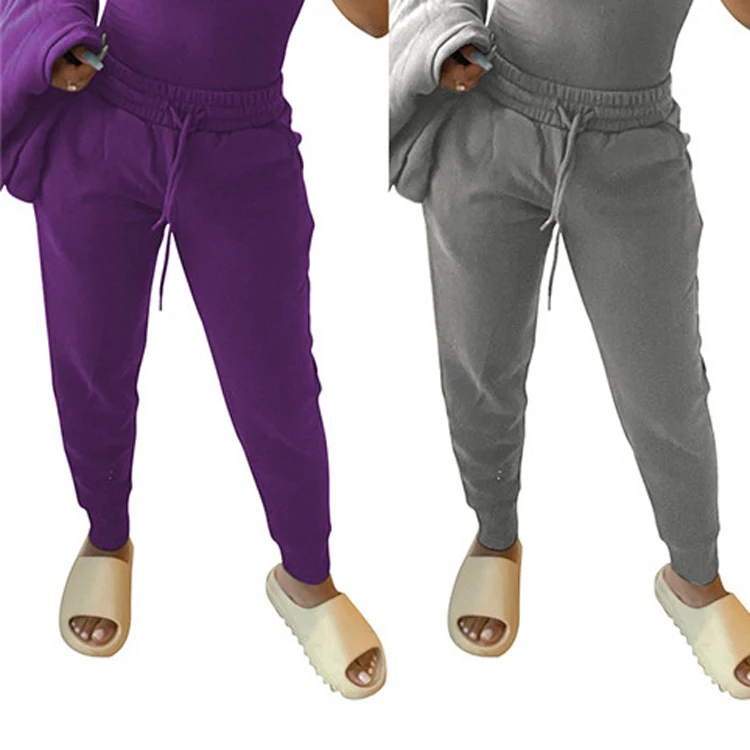 

Autumn Ladies Female Casual Sweat Pants Custom Logo Sweatpants Joggers Women