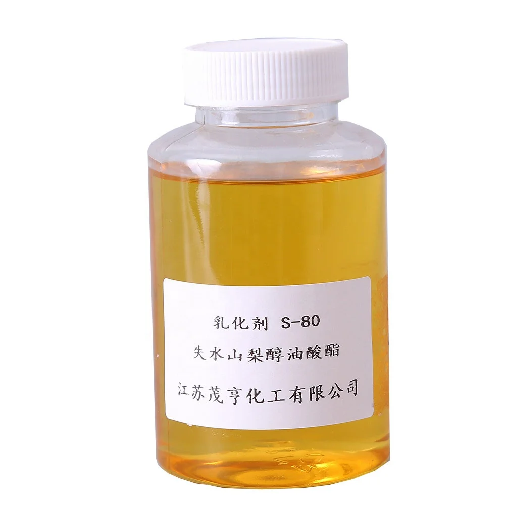 
Span 80 Cas 1338 43 8 Sorbitan Monooleate Pesticide wetting agent 