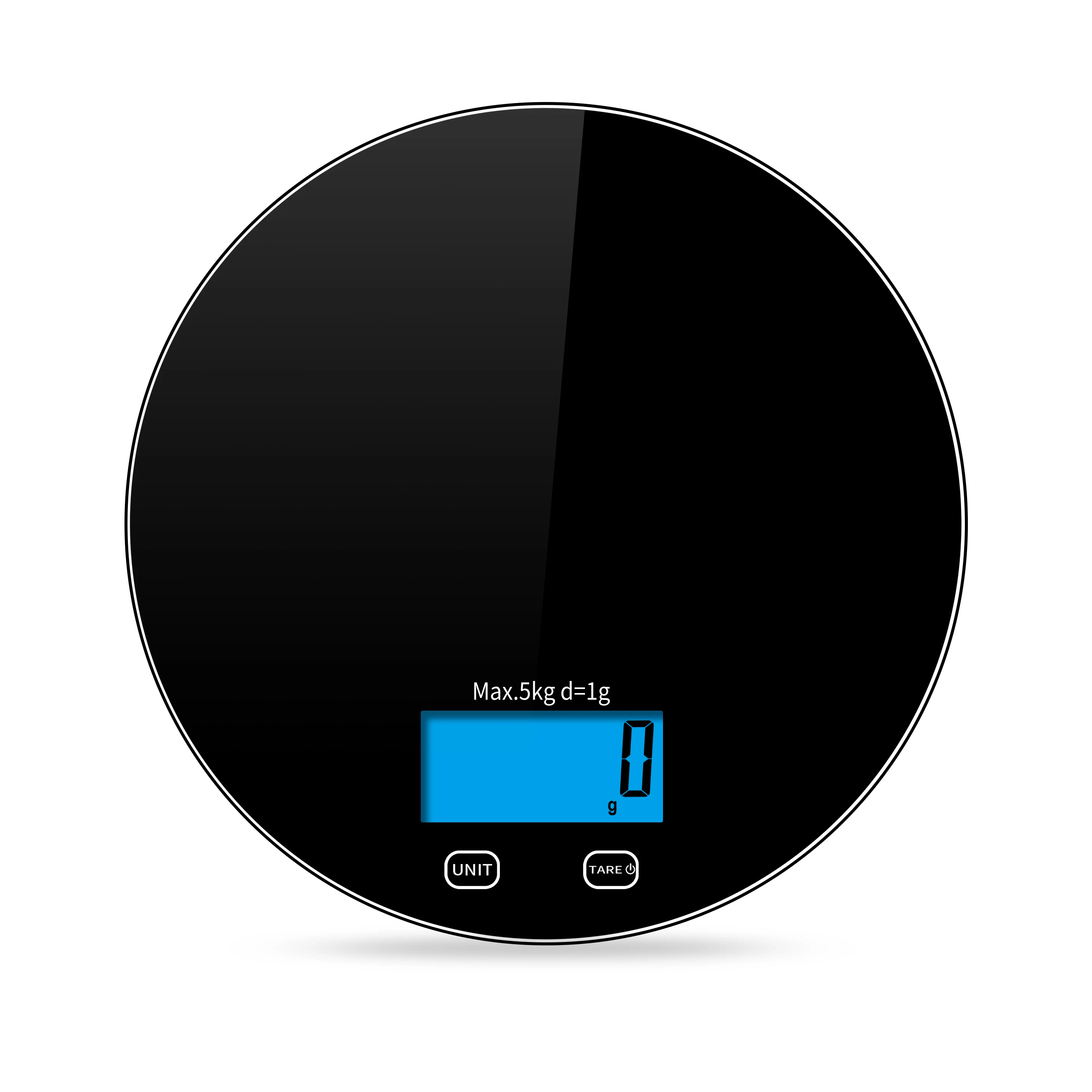 

Household Cooking Weight Electronic Digital Food Round Small Smart Kitchen Scale With APP, Blue,black,white
