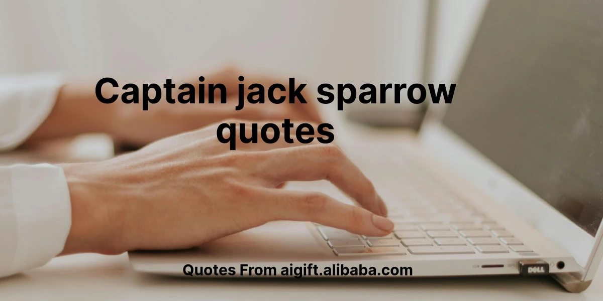 captain jack sparrow quotes