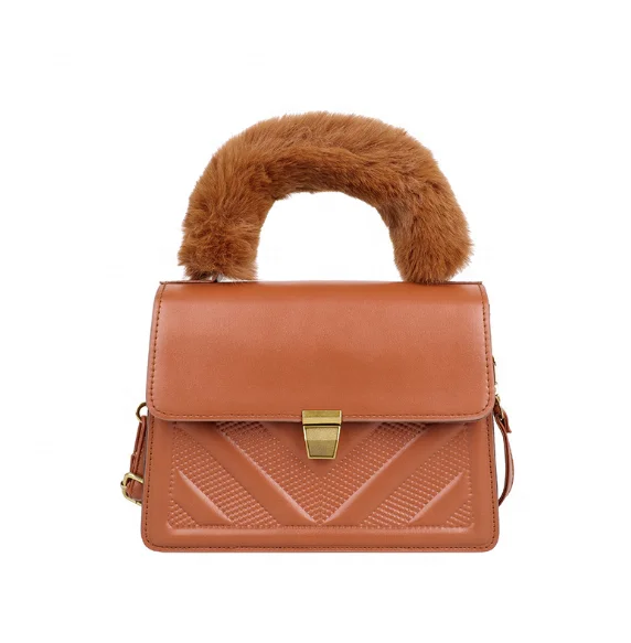 

Luxury Fur Message bag Fashion Crossbody bag woman shoulder bag manufacturers, Customized color
