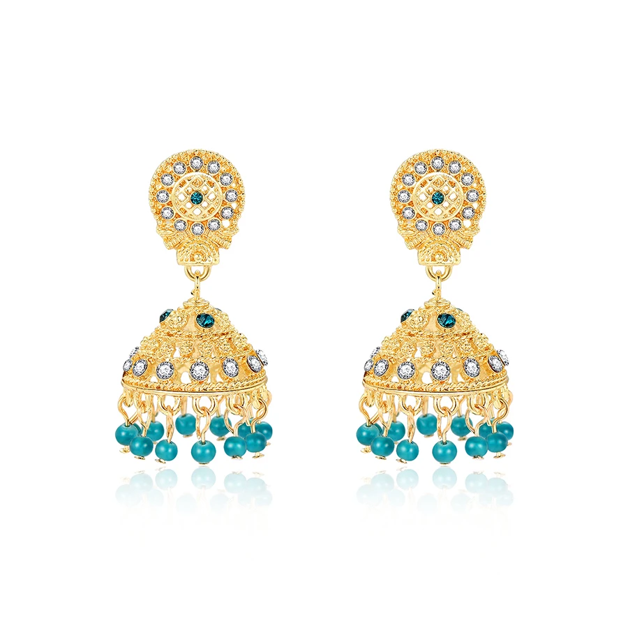 

China Manufactory flowers earrings for women cz stud earring bohemian earrings women vintage with high quality