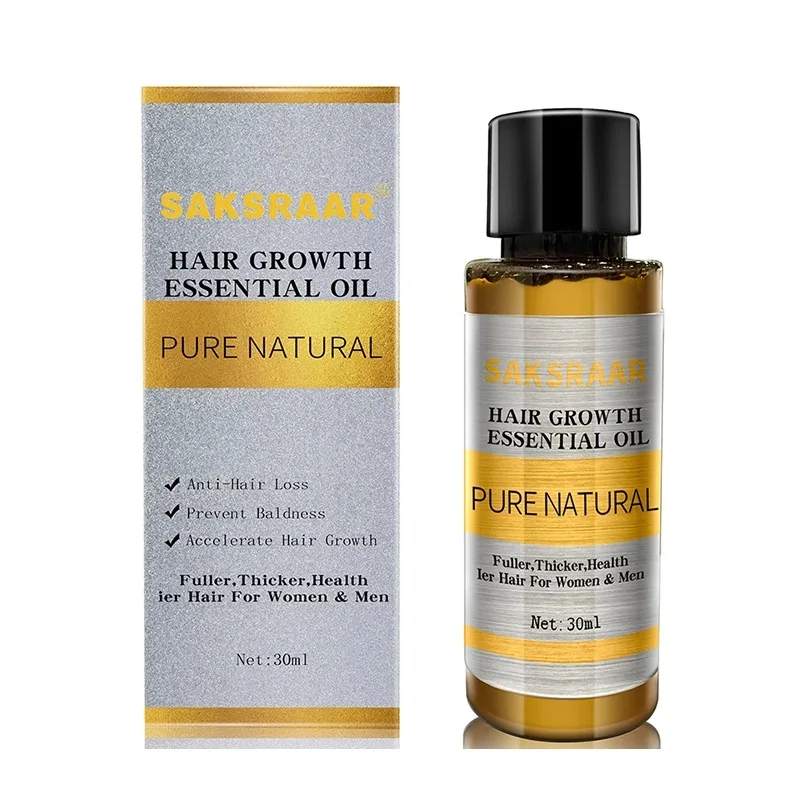 

SAKSRAAR high quality Hair Care Essential Oils Original Authentic 100% Hair Loss Liquid Health Care Beauty Dense Growth Serum