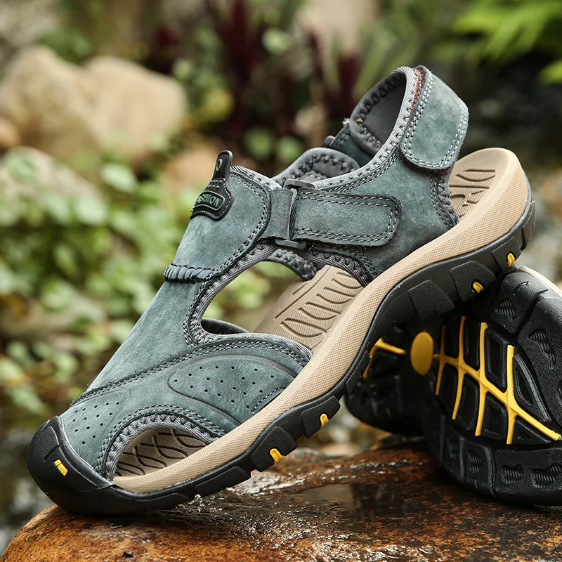 

pakistan leather arabic sandals custom logo casual hiking dubai chappal man sandals outdoor