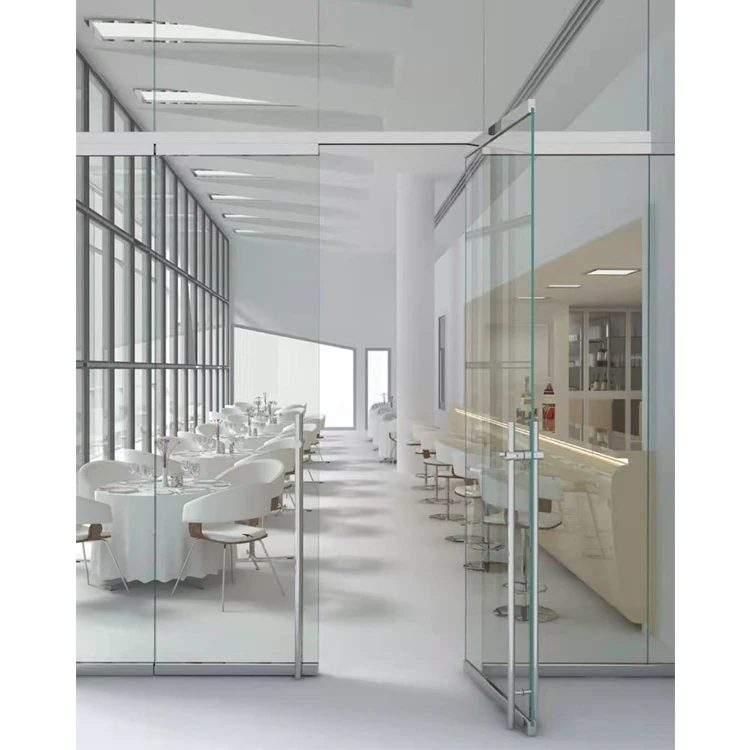 Factory Supply Strong Office Frameless Glass Door Buy Office Door Frameless Glass Door Glass Door Product On Alibaba Com