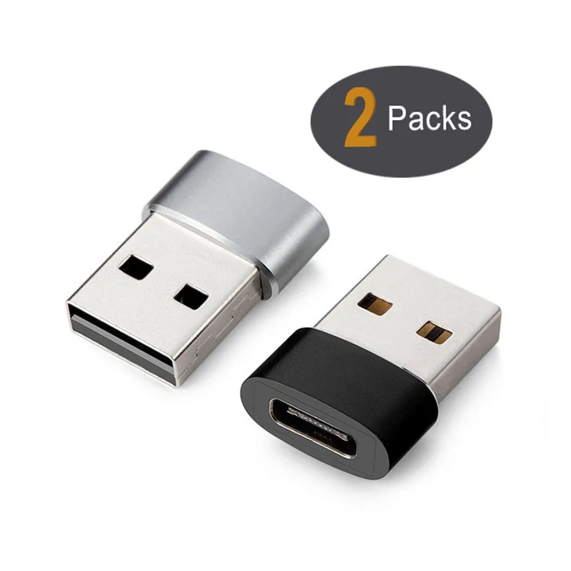 

Otg Usb To Type-c Connector Adapter Usb C Adapter To Usb, Silver/black