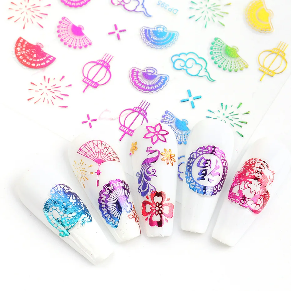 

Top Seller wholesale nail stickers/dragon nail stickers/snake nail stickers