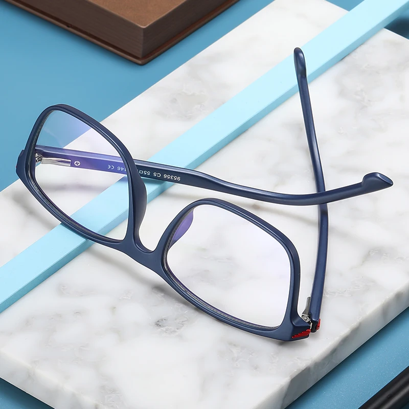 

95356 2022 New Unique Wholesale Tr90 Eyeglasses Frames Mens Glasses Lentes de moda hombre