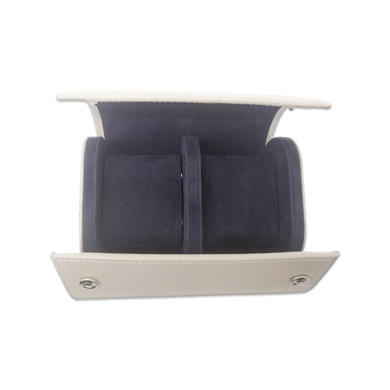 Custom leather 2 slot cylindri