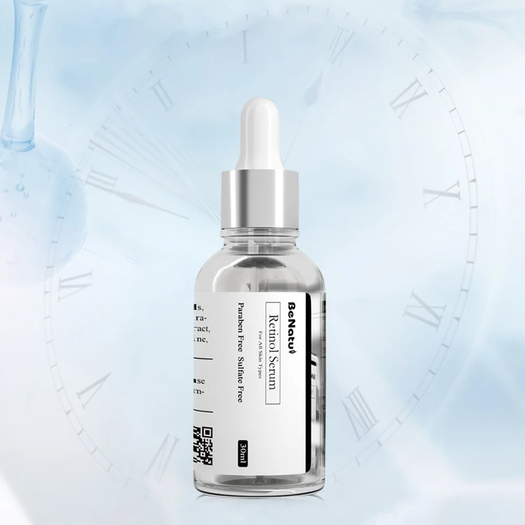 

Face Care skin care Retinol Serum Vitamin A serum 2.5% Anti Wrinkles private label, Transparent liquid