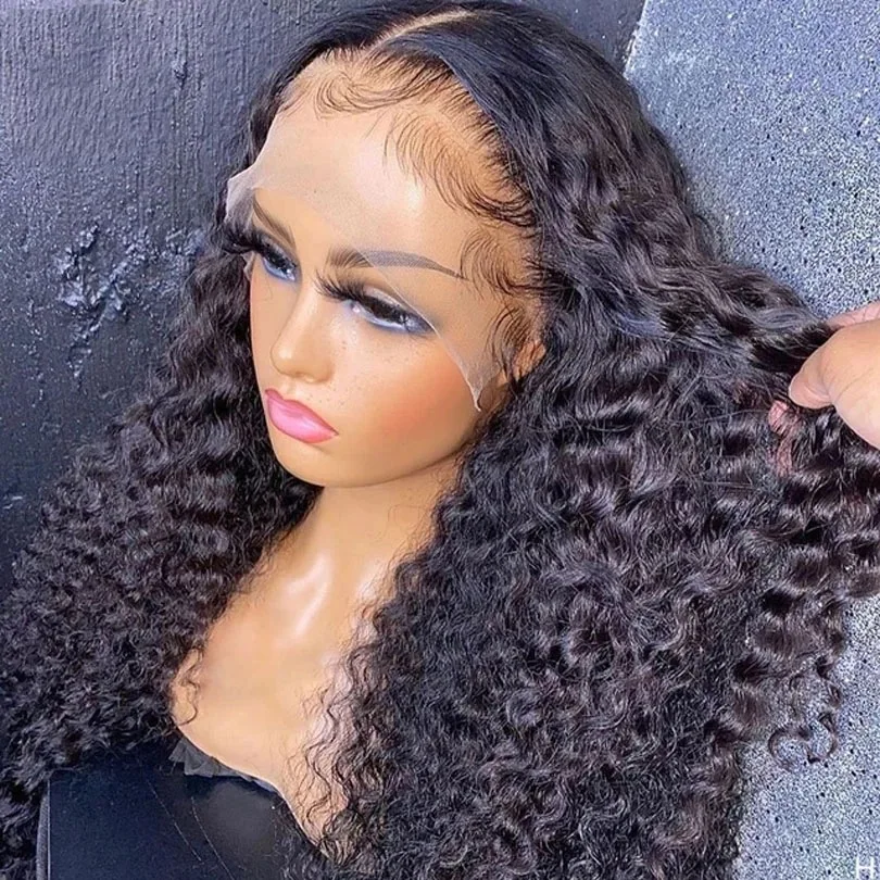 

SENSE Unprocessed Brazilian Front Lace Wig OEM Vendors Water Wave Virgin Cuticle Aligned Human Hair Wig, Natural color lace wig