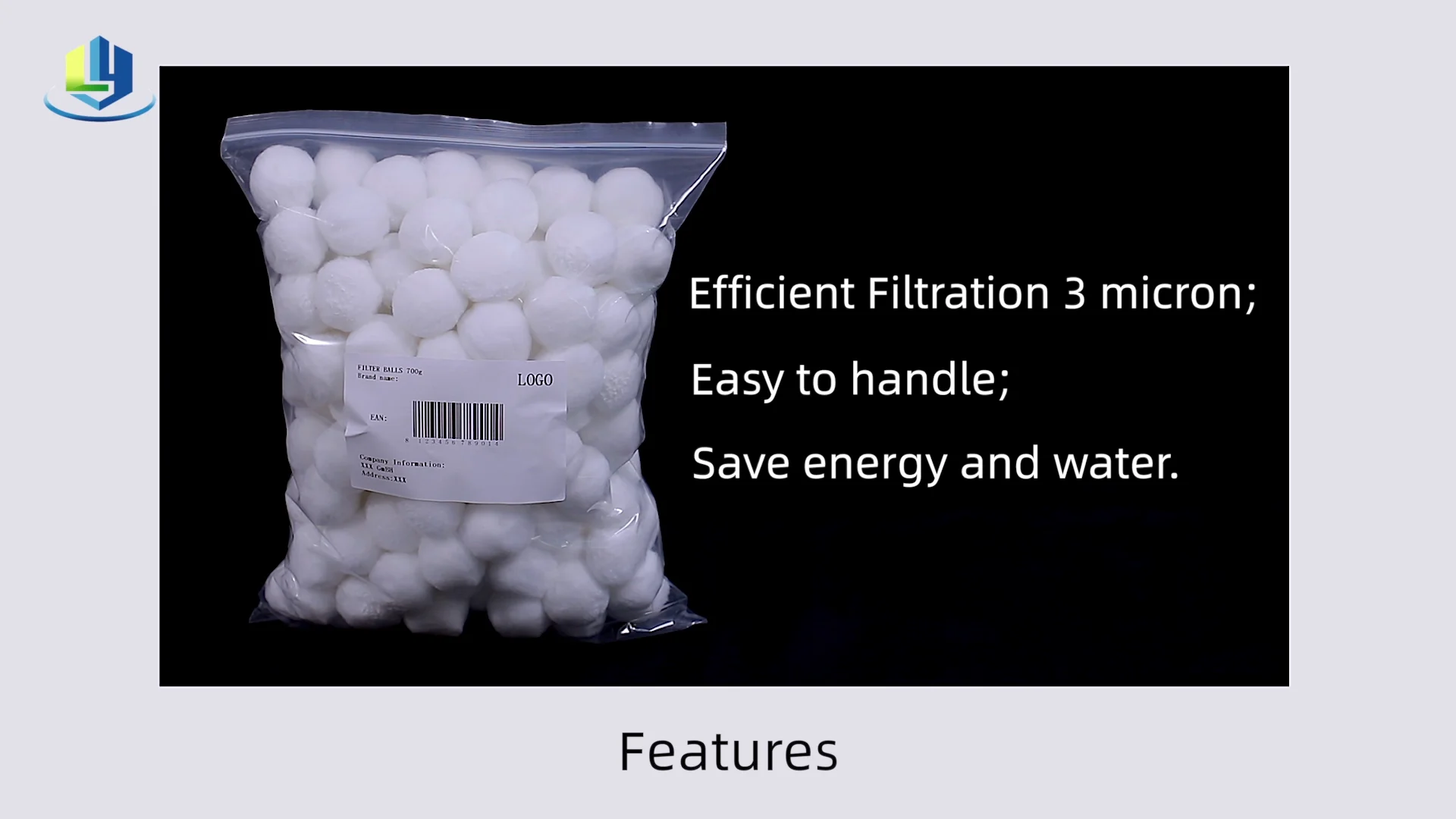 700g Filter Ball Sand Lightweight Ecofriendly Flowclear Polysphere