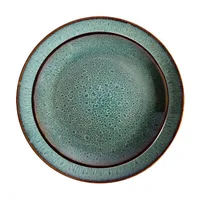 

Cheap kiln ceramic steak pasta fruit salad dish stoneware dinner plate for restaurant