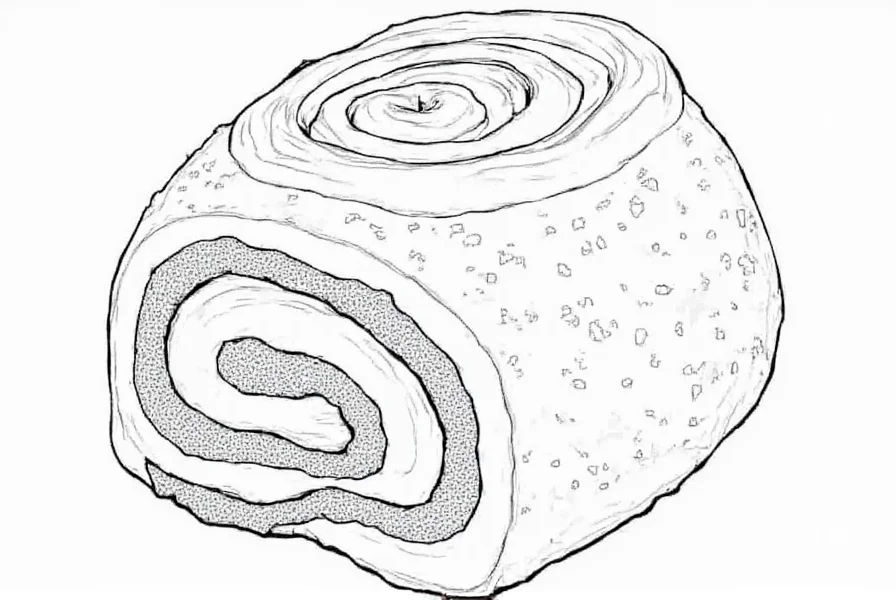 cinnamon roll coloring page