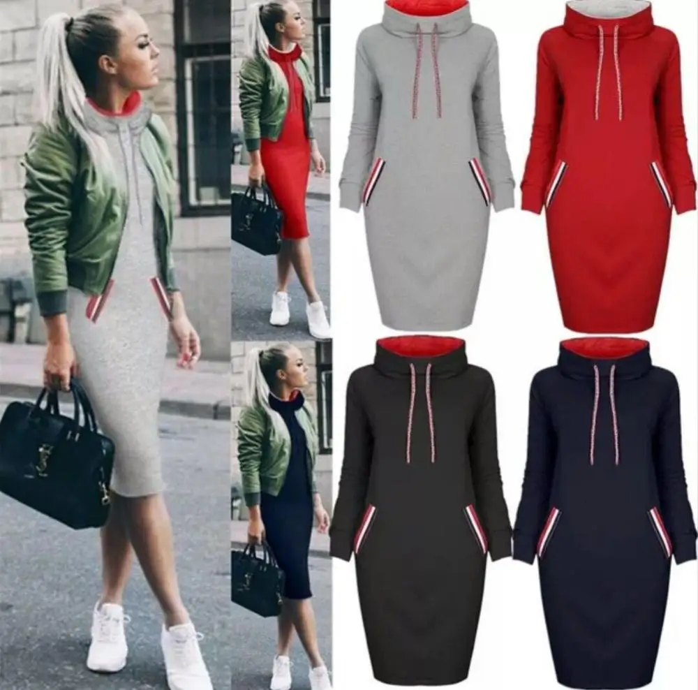 

Womens hot sales Casual Autumn winter dress