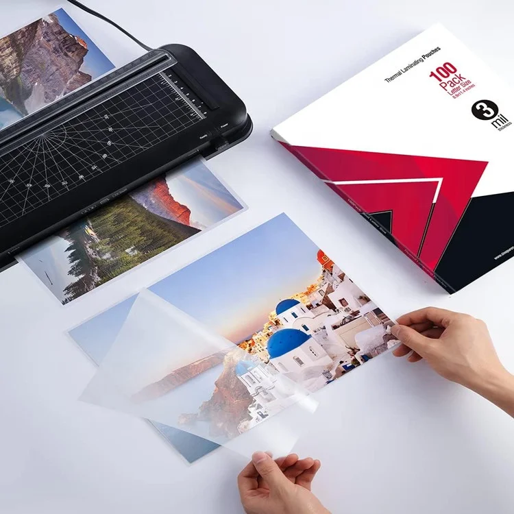 Anti Static Film A3 80MIC Laminating Film Pouch Plastic Lamination Film for Paper A4 Lamination Sheets