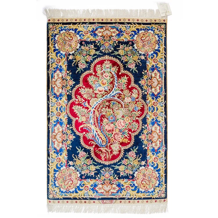 

Manufacturer hand knotted silk rug muslim prayer rug with fast delivery free shipping