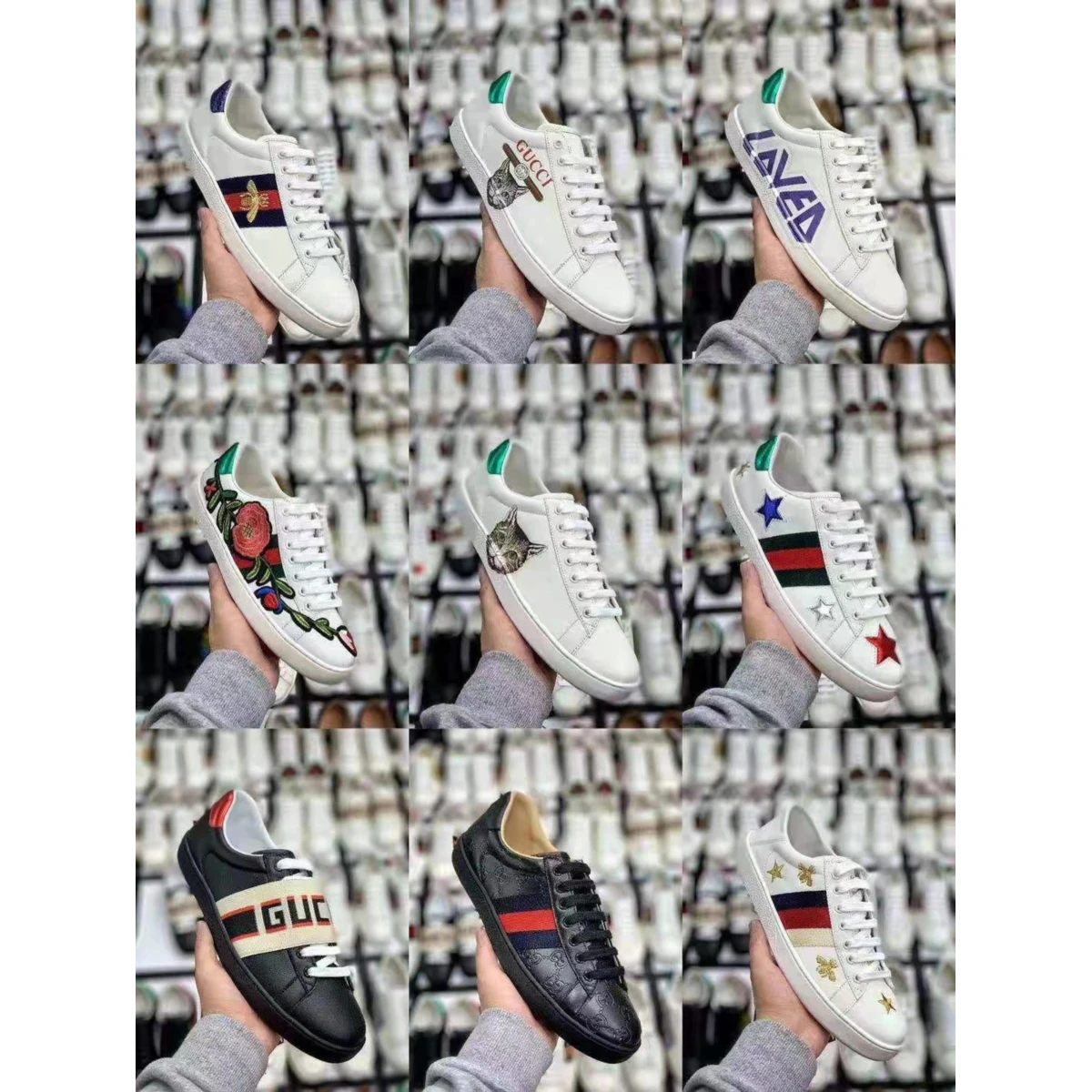 

Brand G Factory wholesale high quality Top grade fashion sneakers for Gucclly