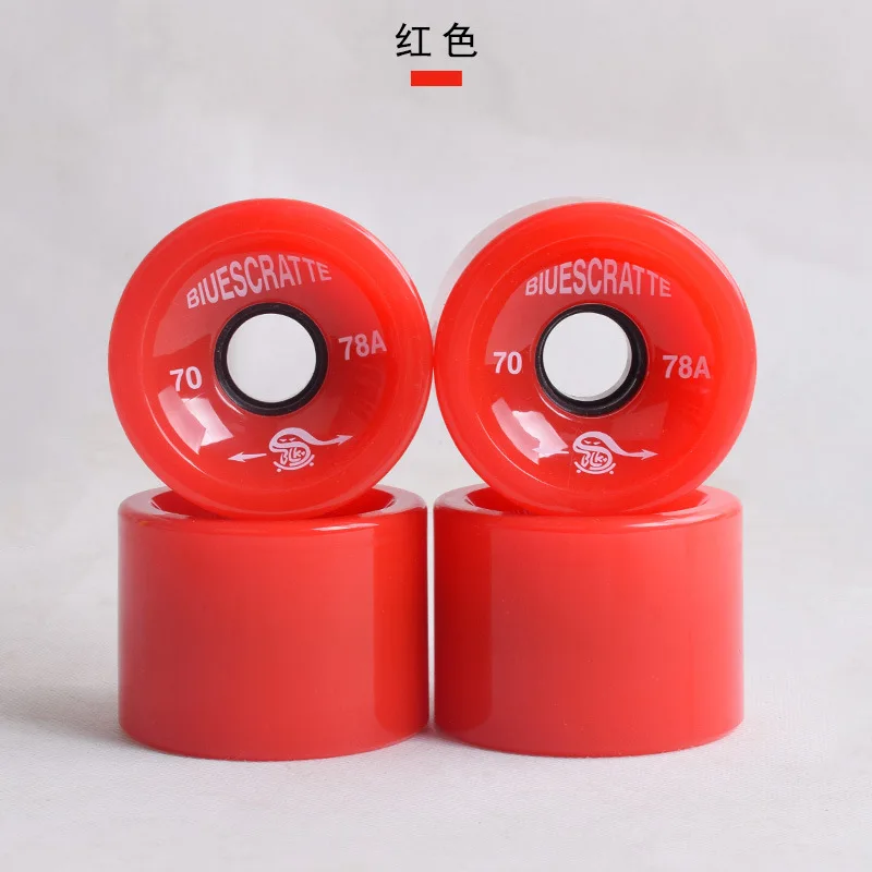 

Multi-color high elastic 78A street brush soft wheel road sports long board scooter PU wheel four wheel skateboard super wear