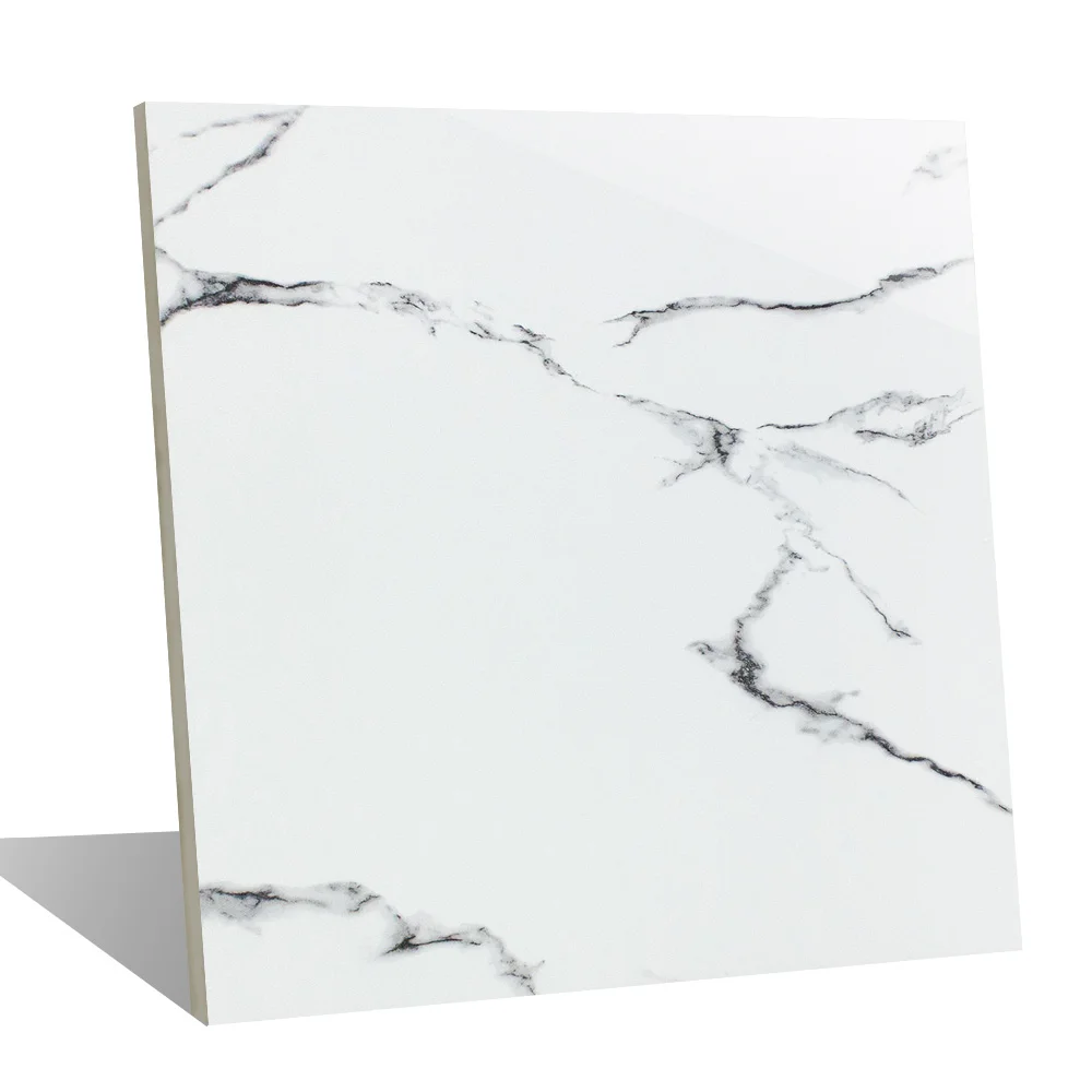 
Foshan china 60x60 cm glossy marble look full polished glazed ceramic floor tile for Interior 